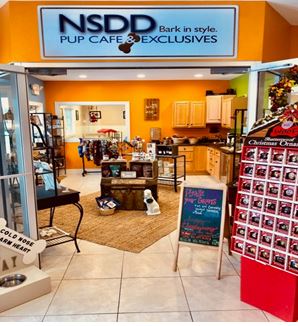 Our expanded store inside - We Now carry Fromm's Dog Food for all ages 