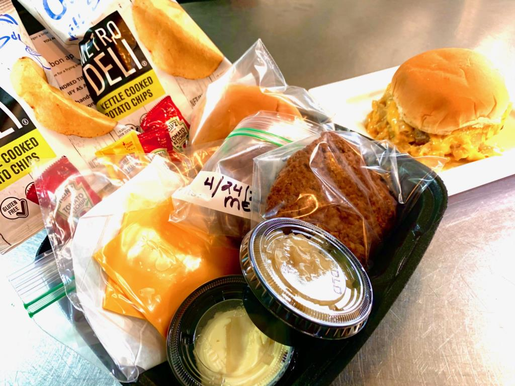 Solly's 2 Butter Burgers Fixings Boxed To Go