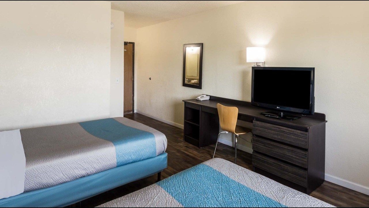 Double Bed With Work Space Area