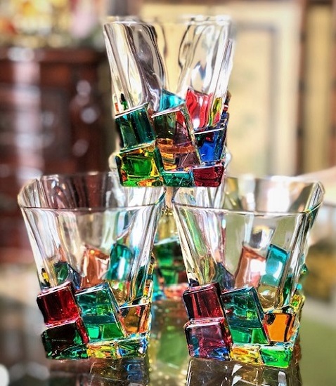 Trending Popularity: Gage Crack Whiskey DOF Crystal Glasses