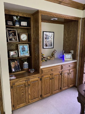 Living room Shelves and cabinets